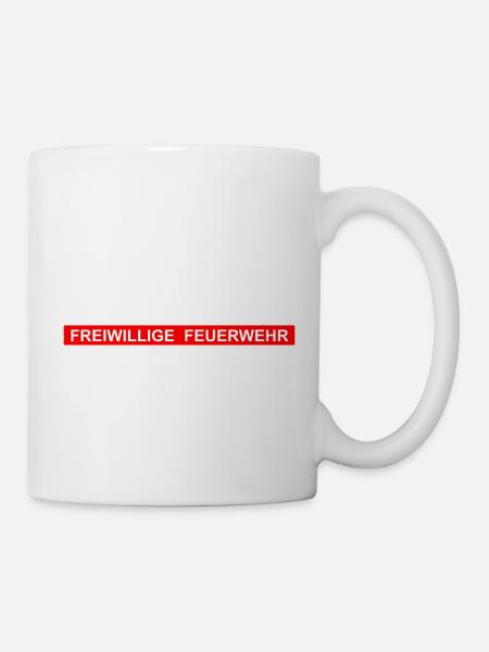 Freiwillige Feuerwehr - Tasse - Weiß