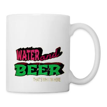 awesome beer apparel beer drinking beer pong - Tasse - Weiß - Rechts