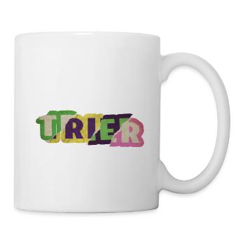 Trier Germany City Font Punk Retro - Mug - white - Right