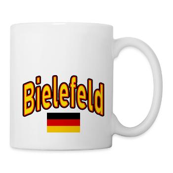 Bielefeld deutschland flagge - Tasse - Weiß - Rechts
