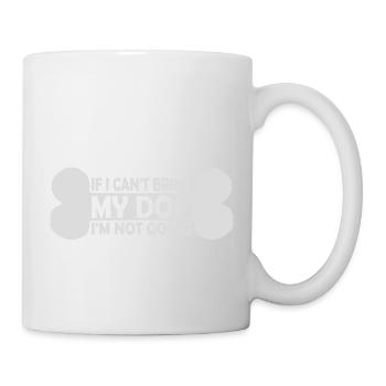 Citation Apportez mon chien - Mug blanc - blanc - Droite