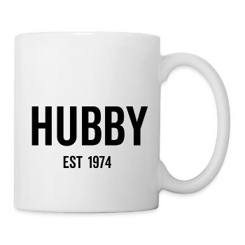 Hubby Est 1974 - Mug - white - Right