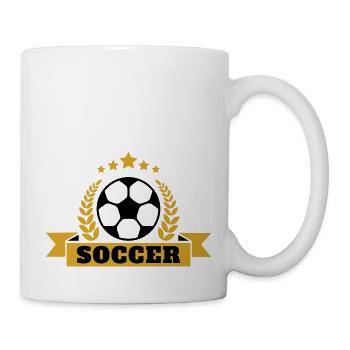 Fußball Soccer - Mug - white - Right