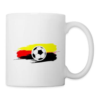 Fußball Soccer - Tasse - Weiß - Rechts