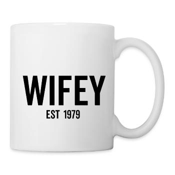 Wifey Est 1979 - Mug - white - Right