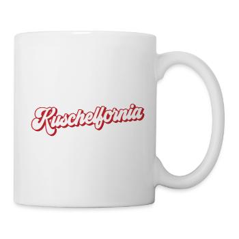 Kuschelfornia Kuschelig | Farben änderbar - Tasse - Weiß - Rechts