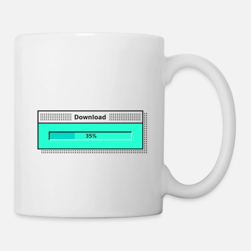 Warnmeldung Loading - Tasse - Weiß