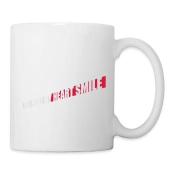 make my heart smile - Tasse - Weiß - Rechts