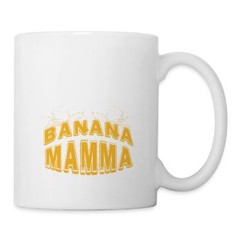 BANANA MAMMA lettering - Mug - white - Right