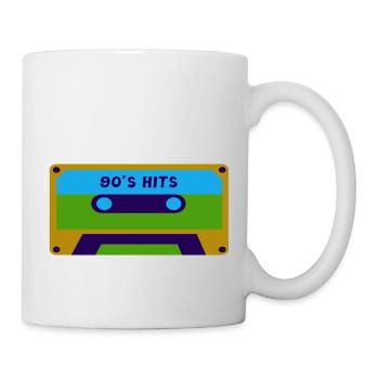 Cassette Music Recording Tape Salad - Mug - white - Right