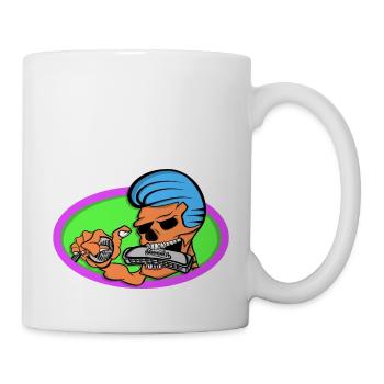Elvis Rat fink Harmonica Style - Mug blanc - blanc - Droite