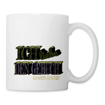 hund bluthund hundeliebhaber zitat hunderasse - Tasse - Weiß - Rechts
