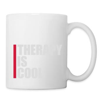 therapy is cool Quote - Mug - white - Right