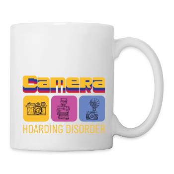 Retro Vintage Kamera und Fotografie Design für - Tasse - Weiß - Rechts