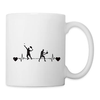 Tennis Club de tennis Raquettes de tennis Joueurs de tennis - Mug blanc - blanc - Droite