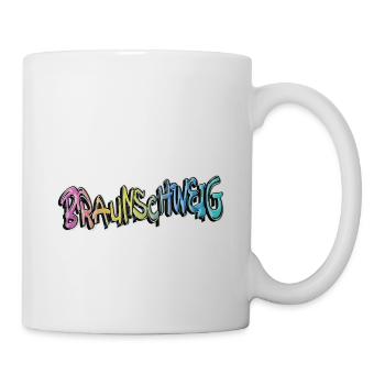 Braunschweig Deutschland Graffiti Spray Sprayer - Tasse - Weiß - Rechts