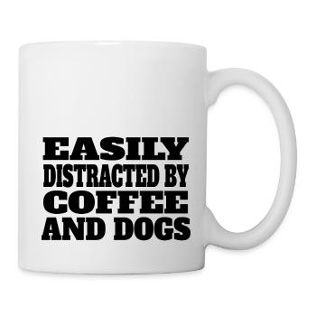 Chiens Café Chien Chien Propriétaire Café Labrador - Mug blanc - blanc - Droite