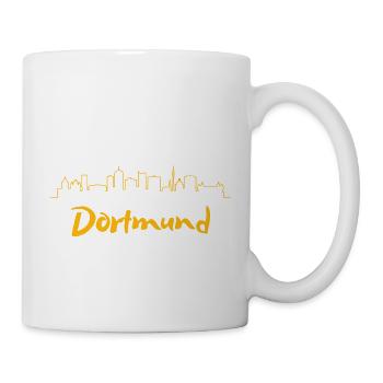 Verliebt in Dortmund | Dortmund Souvenir - Tasse - Weiß - Rechts