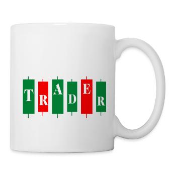 Bitcoin Trading Crypto Stocks - Mug blanc - blanc - Droite