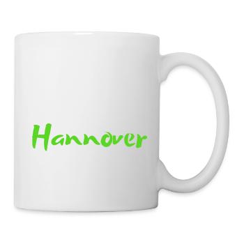 Verliebt in Hannover - Tasse - Weiß - Rechts