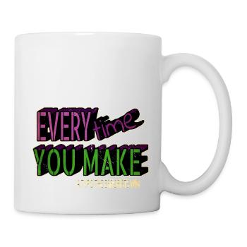 anniversary birthday present blogging funny quote - Tasse - Weiß - Rechts