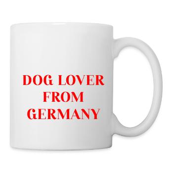 DOG LOVER FROM GERMANY - Tasse - Weiß - Rechts