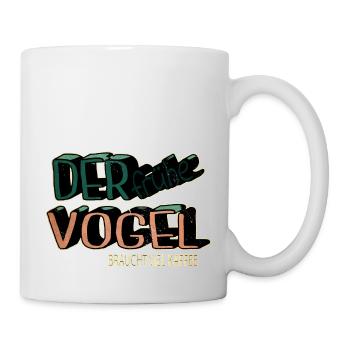 spaß ich liebe kaffee spruch montag zitat müde - Tasse - Weiß - Rechts