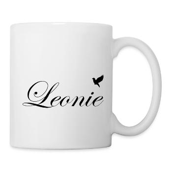 Leonie schöner Name Black - Tasse - Weiß - Rechts
