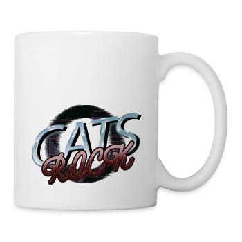 joke kitten persian cat cat collage tshirts - Mug - white - Right