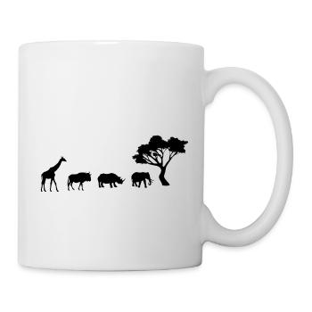 Safari Zoo Animals Wildlife - Mug - white - Right
