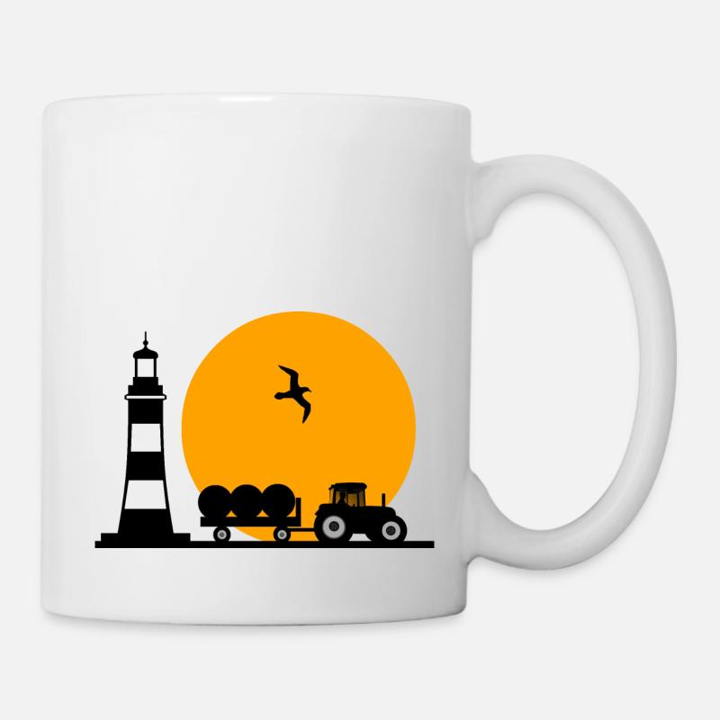 Traktor - Tasse - Weiß