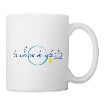 le pouvoir du café - Mug blanc - blanc - Droite