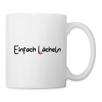 Einfach lächeln - Sprüche für jede Gelegenheit - Tasse - Weiß - Rechts