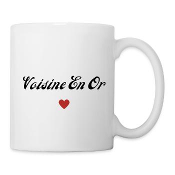 voisine en or - Mug blanc - blanc - Droite