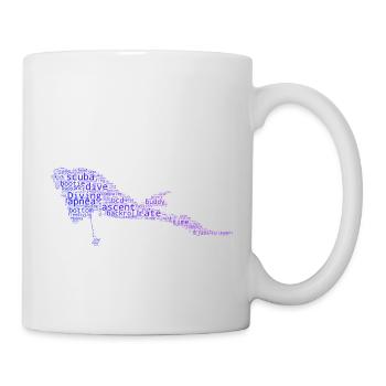 Diver Women Scuba Diver Men Diving - Mug - white - Right