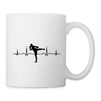 Damen Thaibox Thaiboxer Muay Thai Thaiboxen - Tasse - Weiß - Rechts