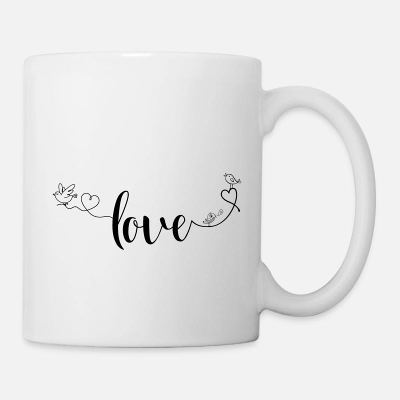 Liebe - Tasse - Weiß