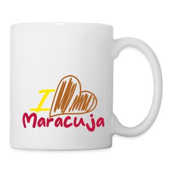 J’aime les fruits de la passion - Mug blanc - blanc - Droite