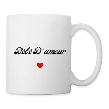 bébé d'amour - Mug blanc - blanc - Droite