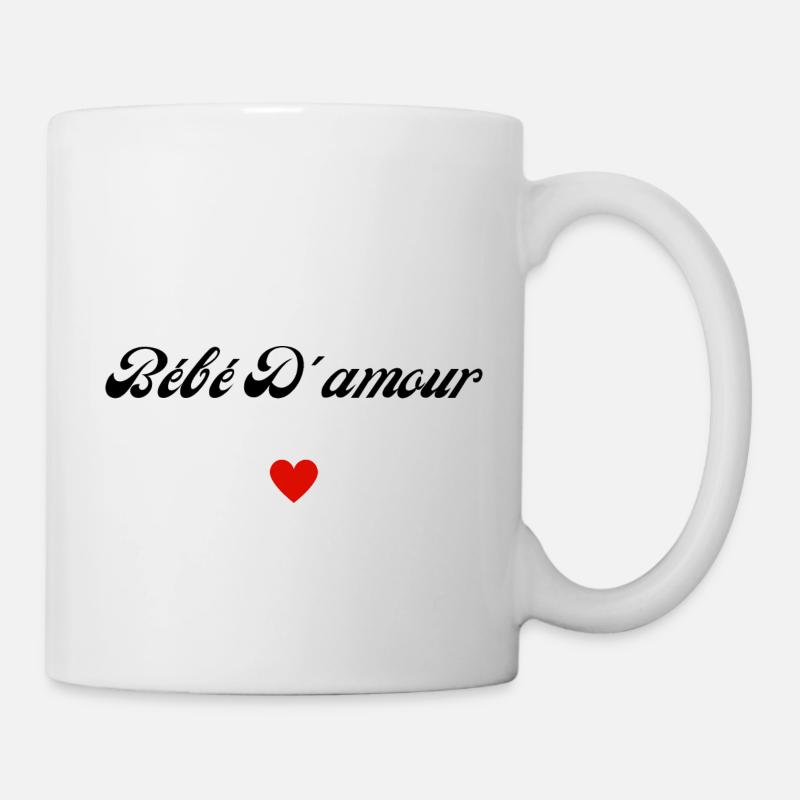 bébé d'amour - Mug blanc - blanc