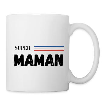 super maman - Mug blanc - blanc - Droite