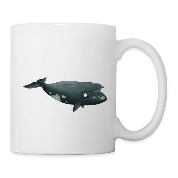 right whale - Mug - white - Right