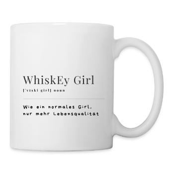 WhiskEy Girl - Tasse - Weiß - Rechts