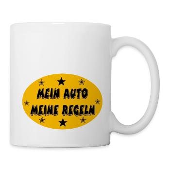 Auto - Tasse - Weiß - Rechts