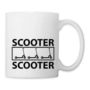 E-Scooter E-Roller Scooter - Mug blanc - blanc - Droite
