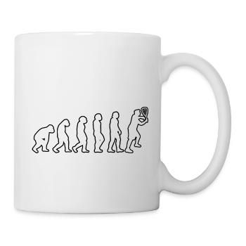 Squash Racquetball-Spieler Racquetball Squashspiel - Tasse - Weiß - Rechts