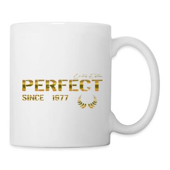 Perfect since 1977 - Tasse - Weiß - Rechts