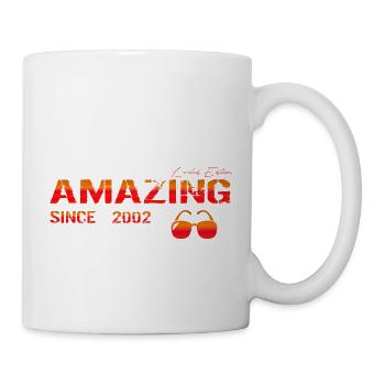 Amazing since 2002 - Mug - white - Right