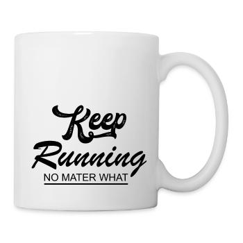 Marathon Triathlon Running Jogging Biking Cycling - Mug - white - Right