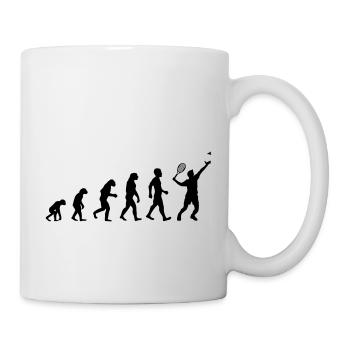 evolution badminton - Tasse - Weiß - Rechts
